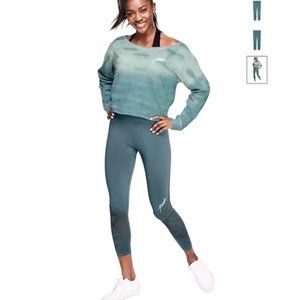 NEW Pink Victorias Secret High Waist Ankle Tights